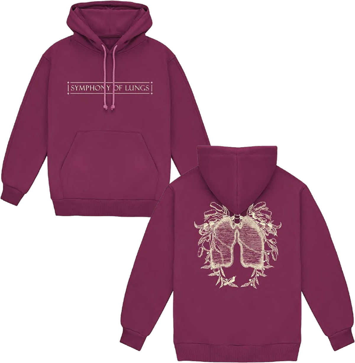 Maroon Symphony Hoodie Florence and the Machine