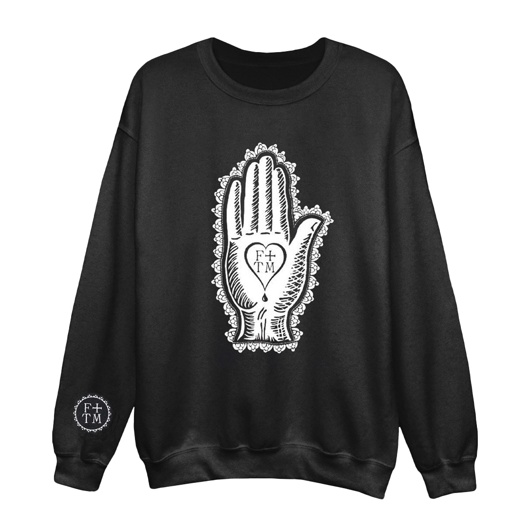 Palm Print Crewneck Florence And The Machine palm-print-crewneck-florence-and-the-machine