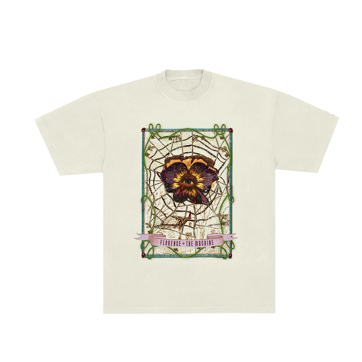 FATM Flower T Shirt - Florence and the Machine