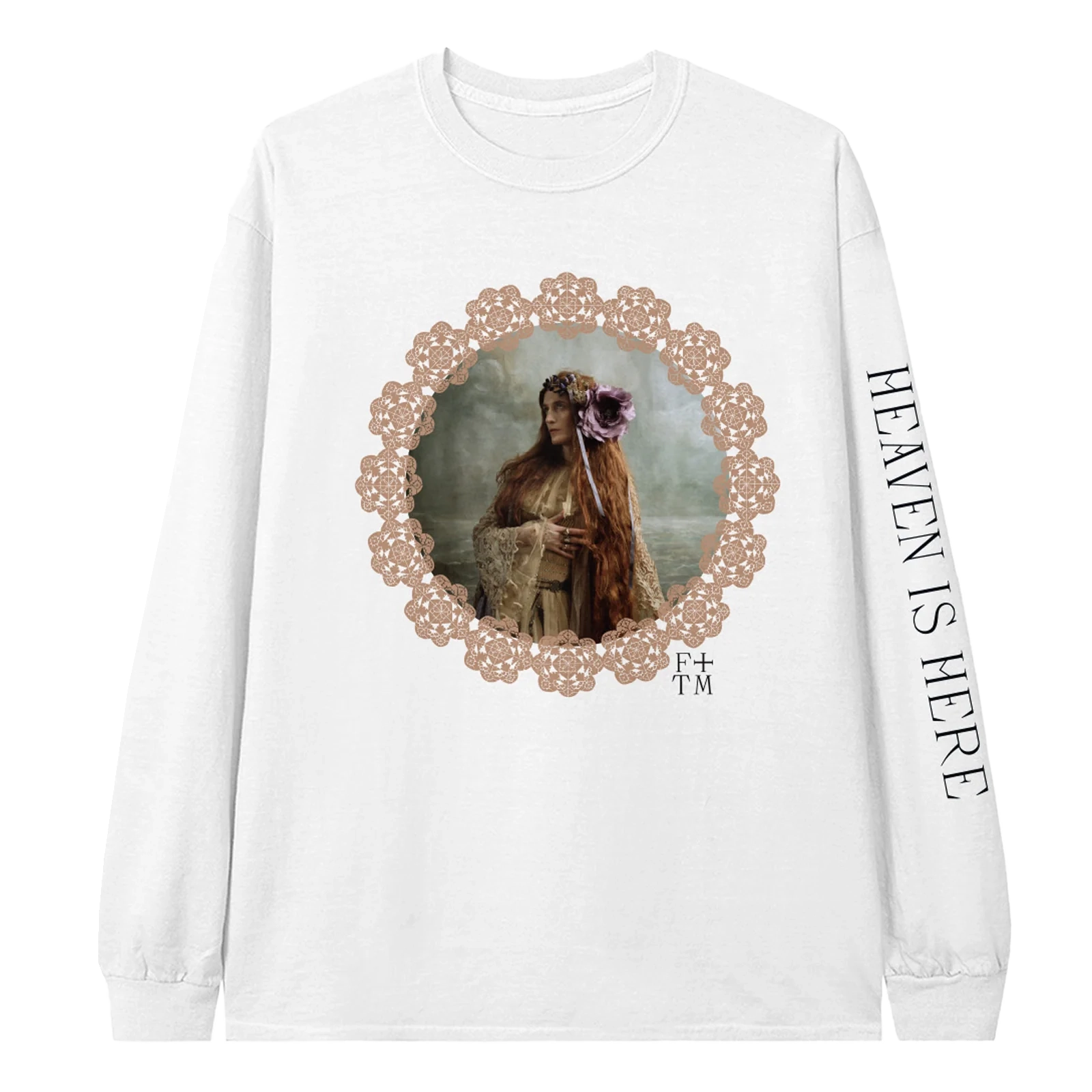 Florence + The Machine - Heaven is Here White Long Sleeve