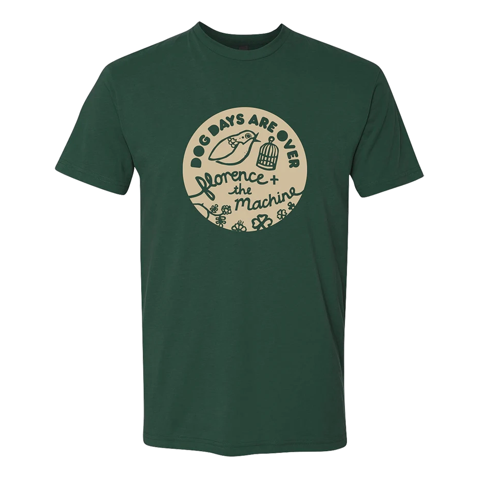Florence + The Machine - Dog Days T-Shirt in Green